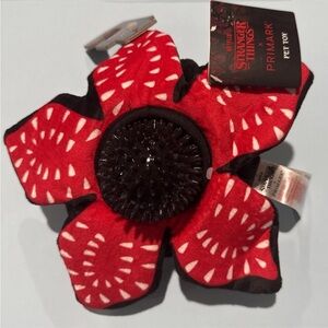 Stranger things Red and Black Floral Pet Toy